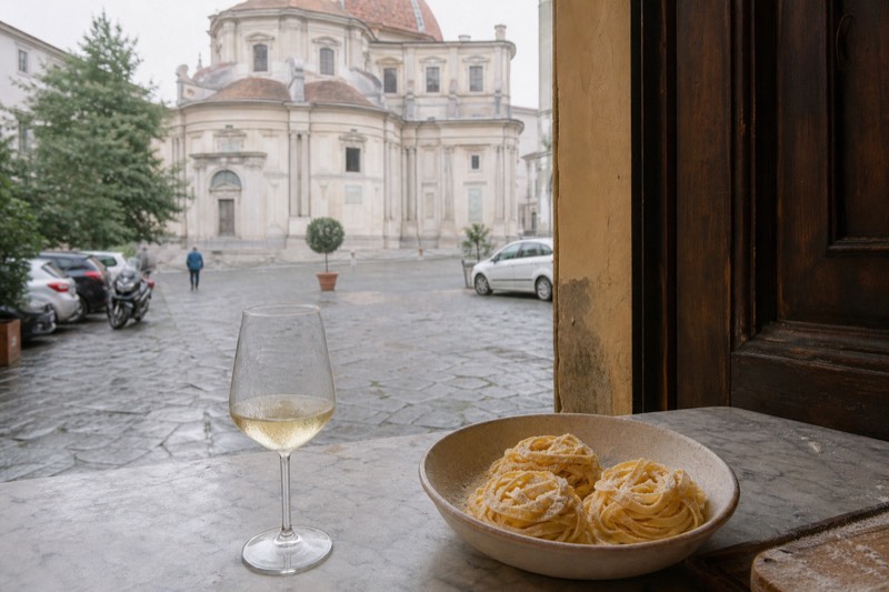 MaMa Florence Guided Market Tour and 4 Course-Pasta Cooking Class